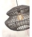 Good& Mojo hanglamp Zanzibar rond in naturel of zwart