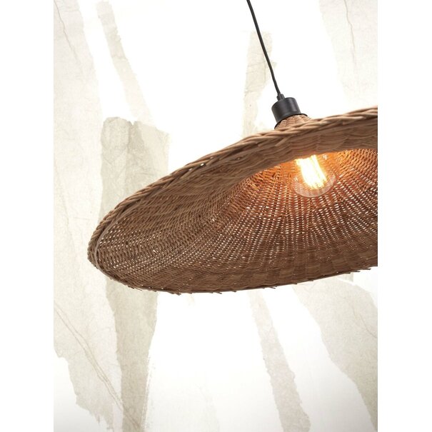 Good&Mojo Good&Mojo hanglamp Borabora Rotan naturel of zwart