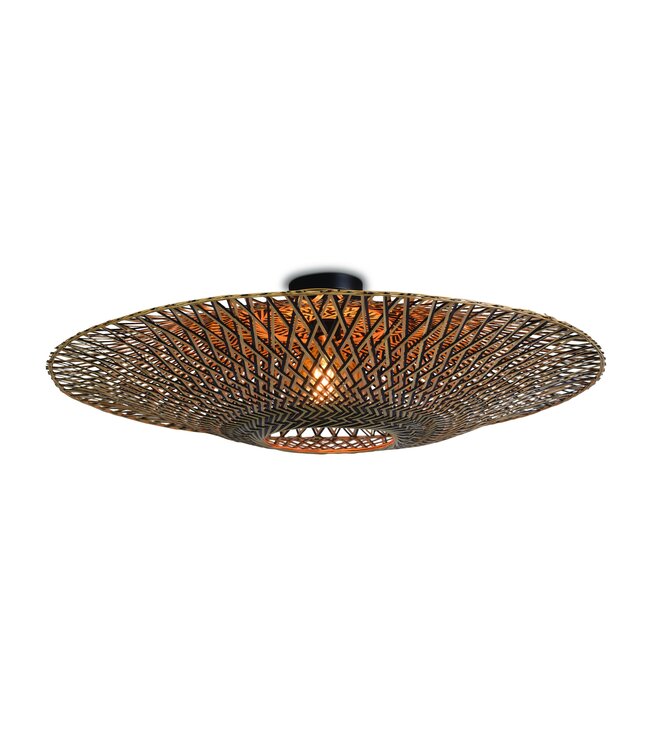 Good&Mojo Plafonnière Bali bamboe in 3 maten