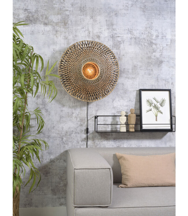 Good&Mojo wandlamp Bali bamboe in 3 maten