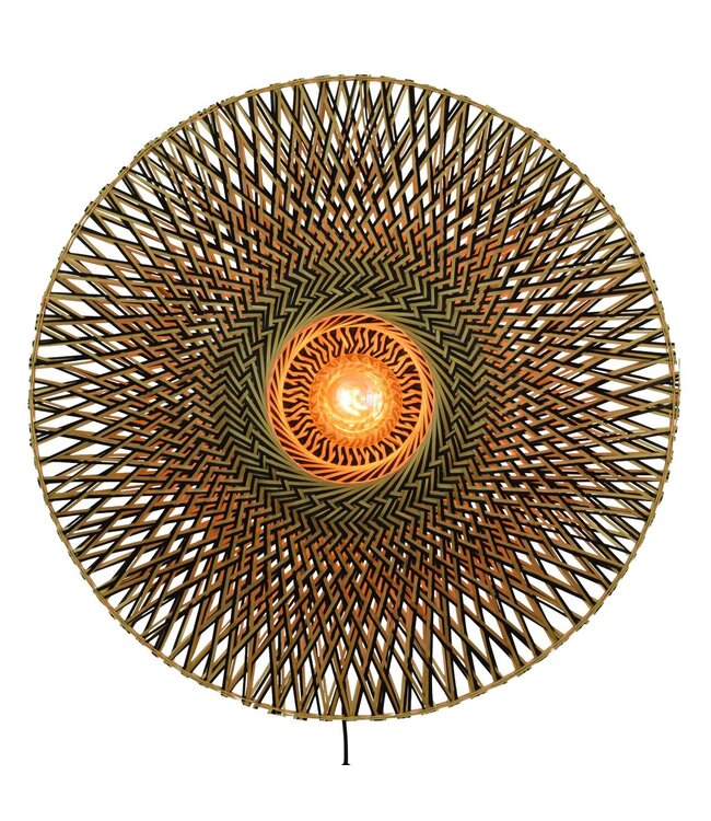 Good&Mojo wandlamp Bali bamboe in 3 maten