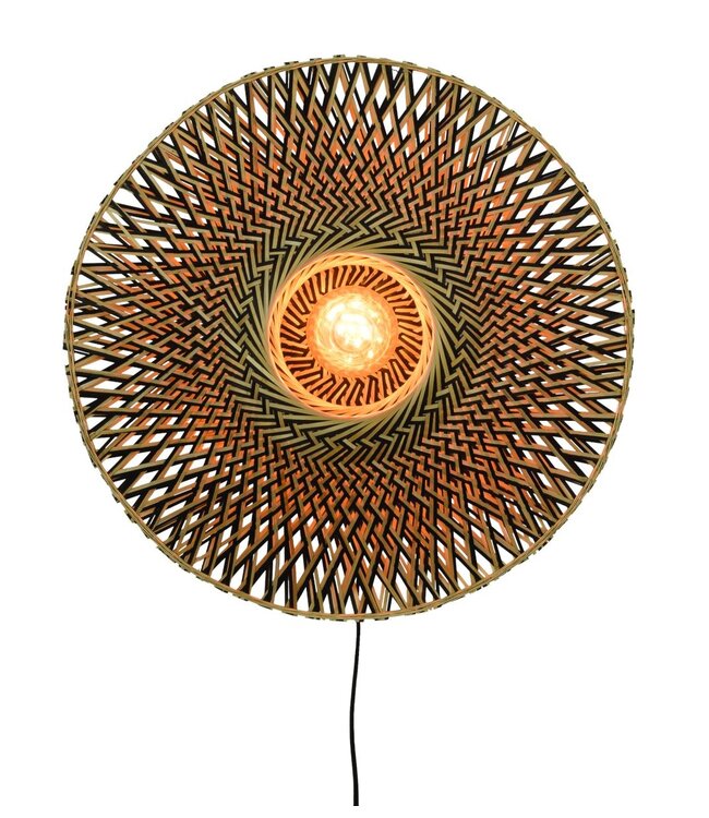 Good&Mojo wandlamp Bali bamboe in 3 maten