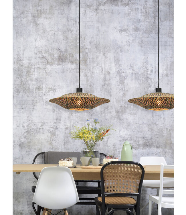Good&Mojo hanglamp Bali horizontaal in 3 maten
