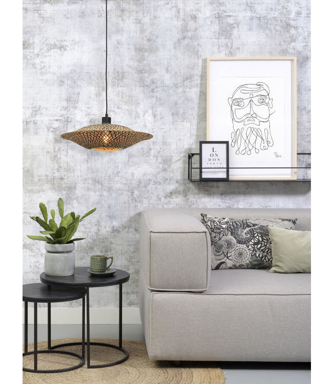Good&Mojo hanglamp Bali horizontaal in 3 maten