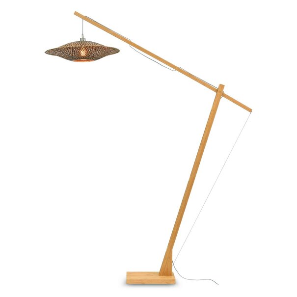 Good&Mojo Good&Mojo vloerlamp Bali met lange, verstelbare arm