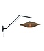 Good&Mojo wandlamp Bali Large naturel of zwart met lange arm