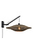 Good&Mojo wandlamp Bali Small naturel of zwart met korte arm