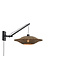 Good&Mojo wandlamp Bali Small naturel of zwart met korte arm