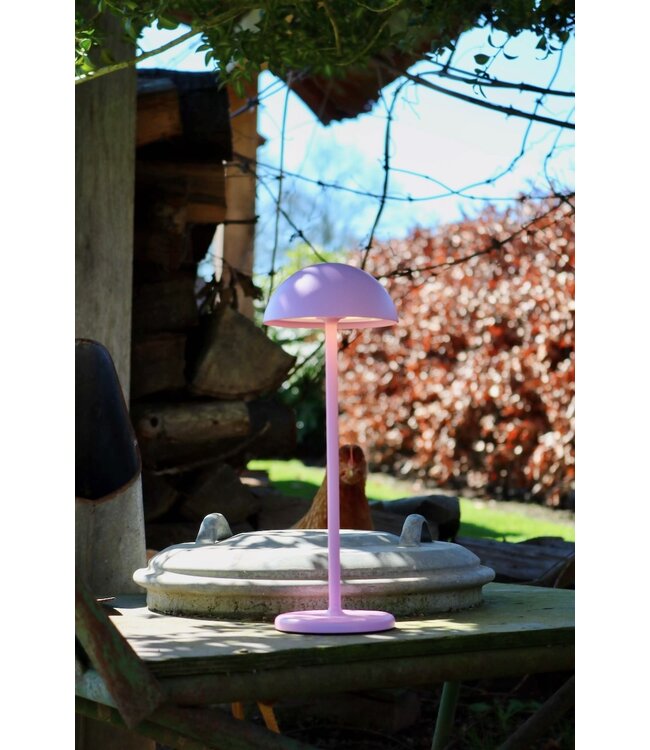 Lucide Buitentafellamp Joy roze