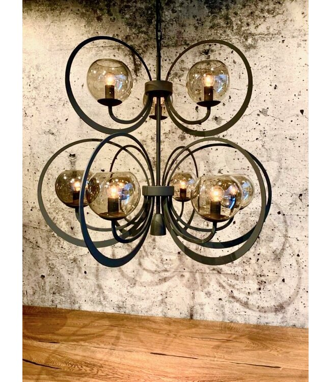 Leclercq & Bouwman hanglamp Bronx Double (rond)