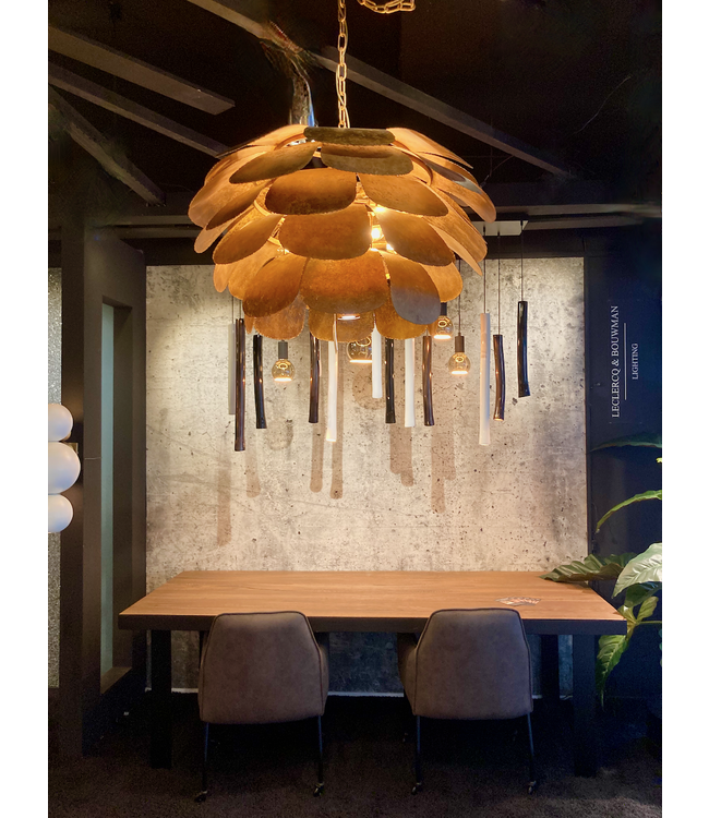 Leclercq & Bouwman hanglamp Artisjok Brons of Zilver