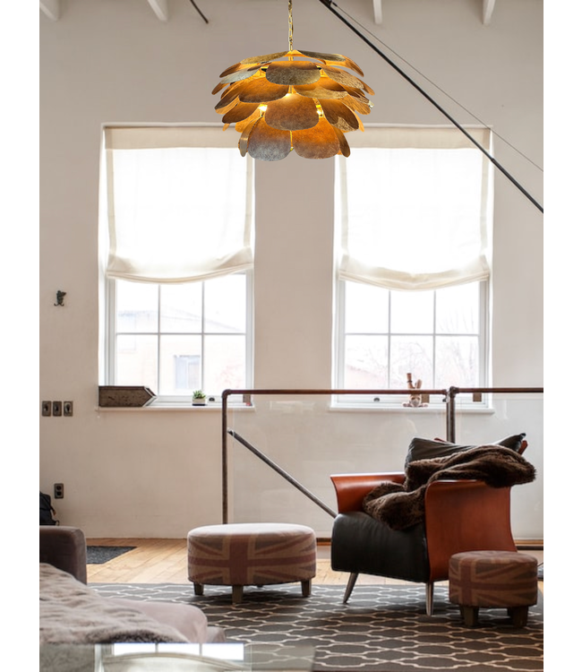 Leclercq & Bouwman hanglamp Artisjok Brons of Zilver