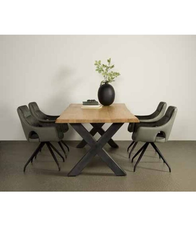 Eettafel Xara Live Edge naturel
