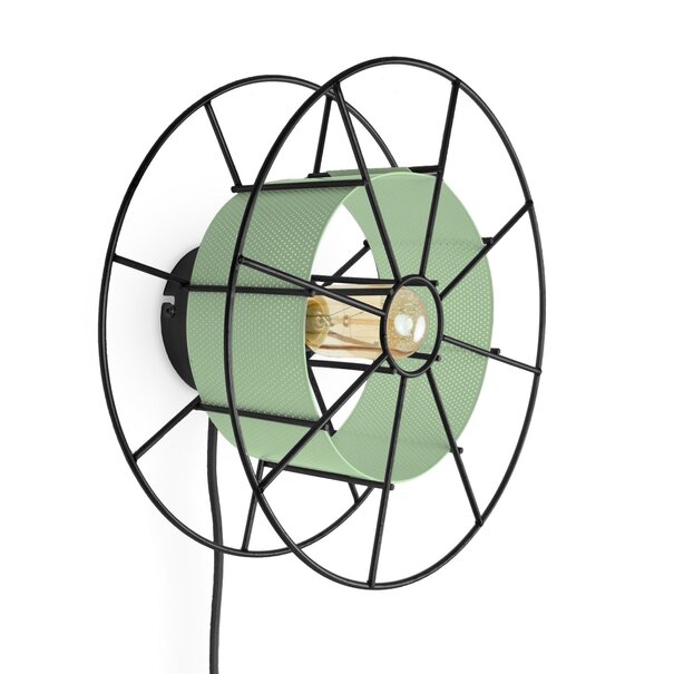 Tolhuijs Design Wandlamp SPOOL Zwart Groen