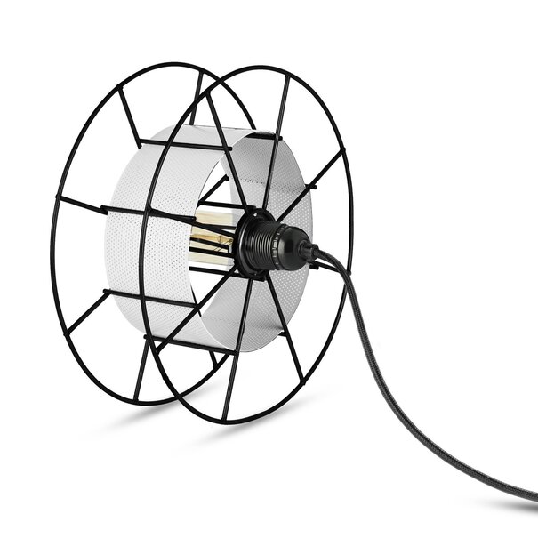 Tolhuijs Design Vloerlamp SPOOL Zwart Wit