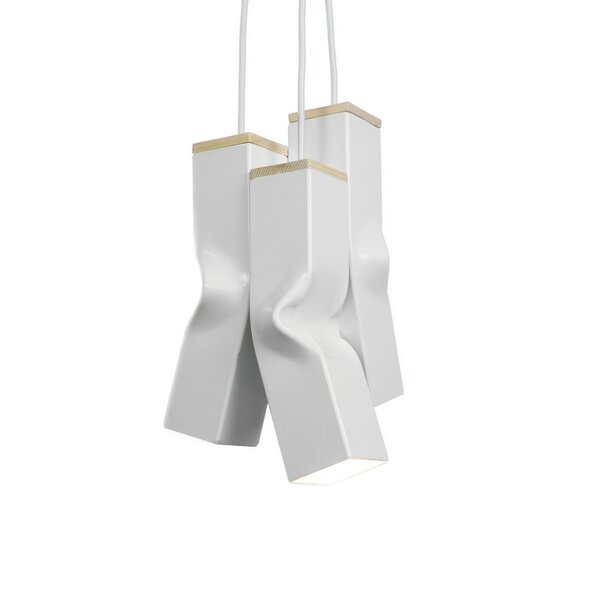 Tolhuijs Design Hanglamp BENDY Tripel Wit