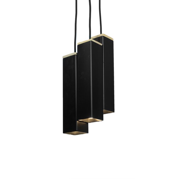 Tolhuijs Design Hanglamp ANDY Tripel Zwart