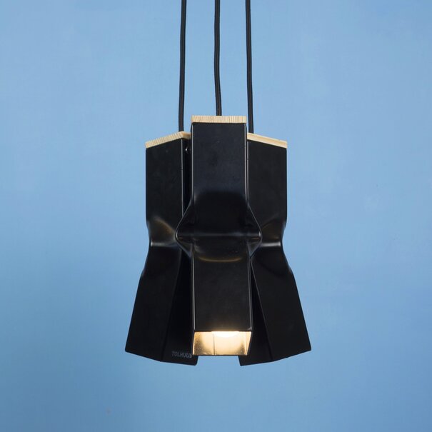 Tolhuijs Design Hanglamp BENDY Tripel Zwart