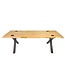Upcycle Geperst Pallet Eettafel Kruispoot Onderstel 180x90