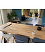 Upcycle Geperst Pallet Eettafel Kruispoot Onderstel 180x90