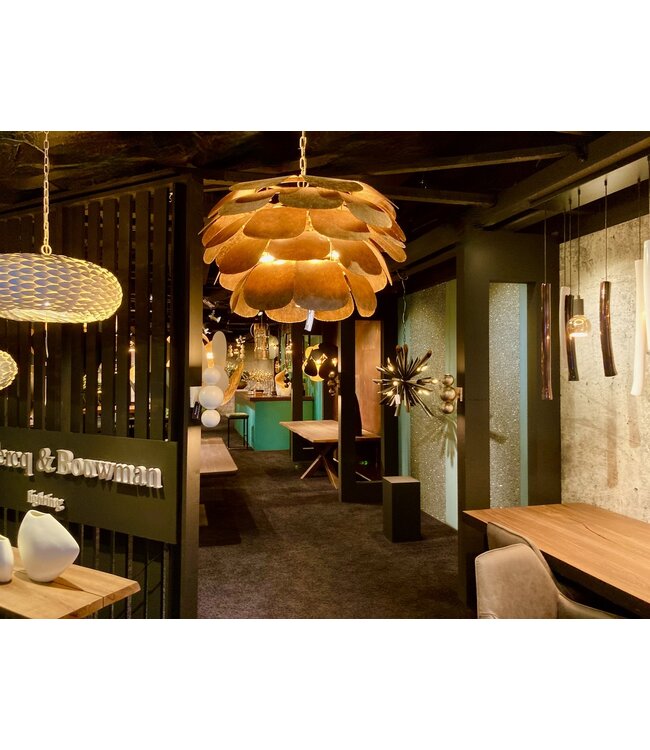 Leclercq & Bouwman hanglamp Artisjok Brons of Zilver