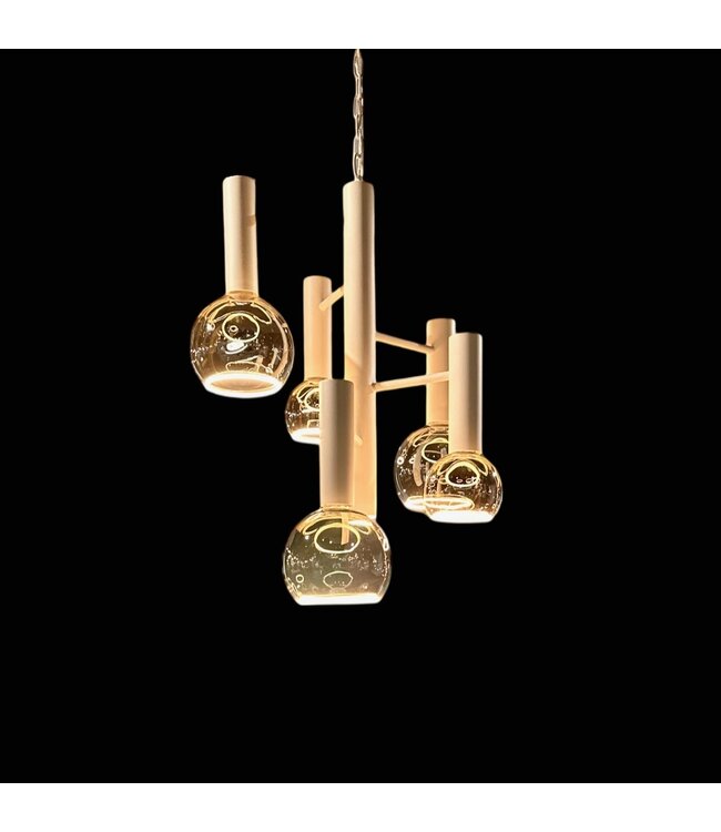 Leclercq & Bouwman hanglamp Escale 5-lichts wit