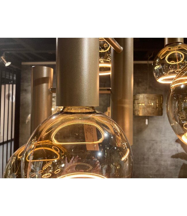 Leclercq & Bouwman hanglamp Escale 5-lichts brons