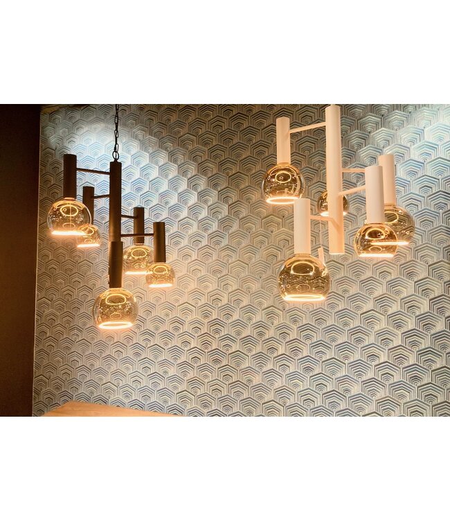 Leclercq & Bouwman hanglamp Escale 5-lichts zwart