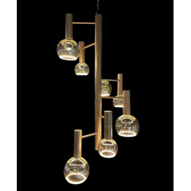 Hanglamp Escale 7-lichts brons