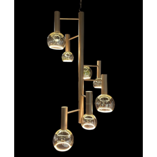 Hanglamp Escale 7-lichts brons