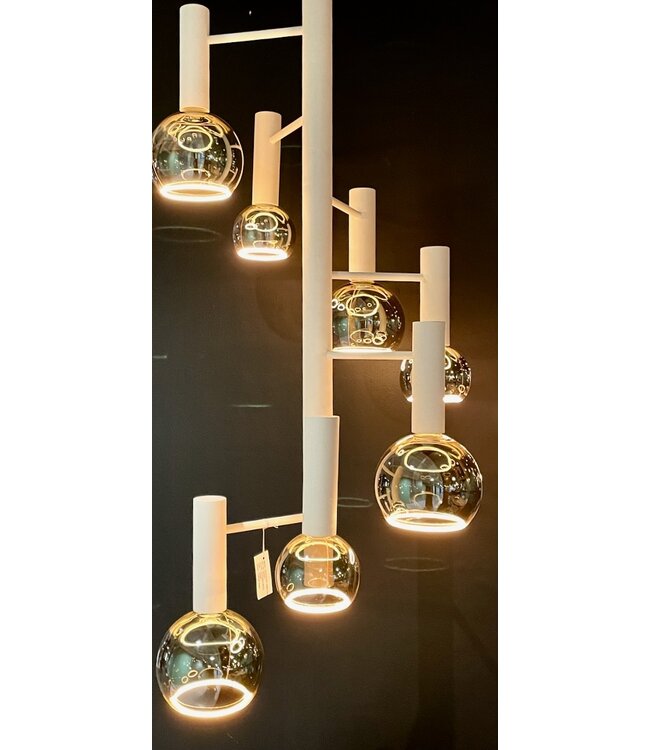 Leclercq & Bouwman hanglamp Escale 7-lichts Textured White