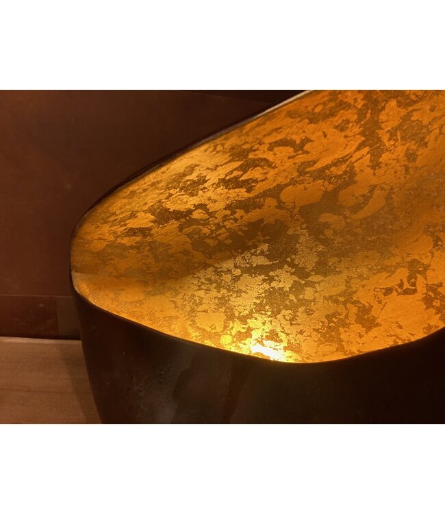 Leclercq & Bouwman vloerlamp NATURE Corten/Gold