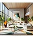 Leclercq & Bouwman vloerlamp NATURE Corten/Gold