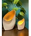 Leclercq & Bouwman tafellamp NATURE White/Gold in 2 maten