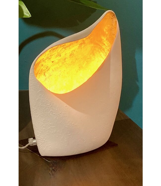 Leclercq & Bouwman tafellamp NATURE White/Gold in 2 maten