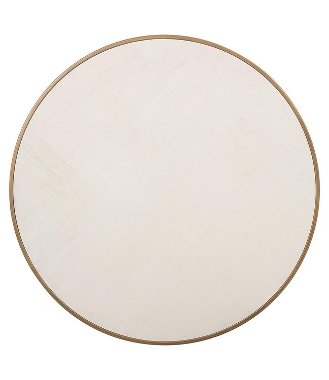 Richmond Interiors salontafel Whitebone brass set van 2 (Verona Grey)