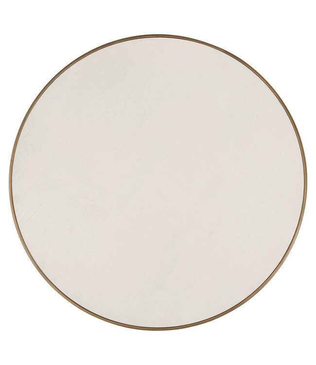 Richmond Interiors salontafel Whitebone brass set van 2 (Verona Grey)