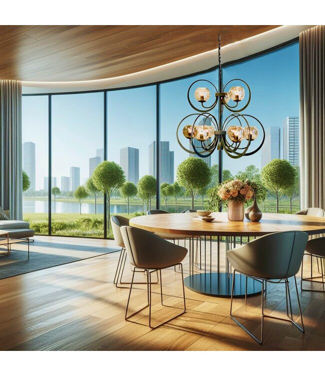 Leclercq & Bouwman hanglamp Bronx Double (rond)