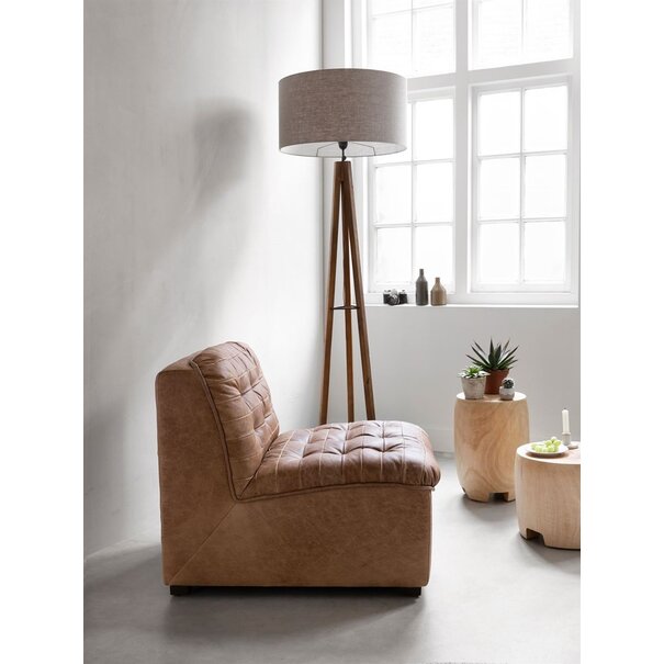 DTP Home Must Living fauteuil Liberty in Buffalo leer cognac