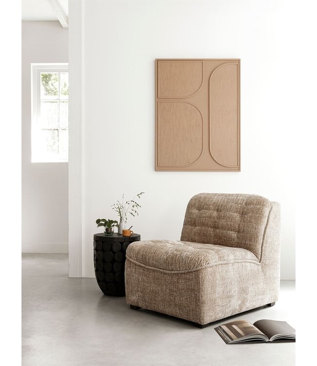 Must Living fauteuil Liberty in stof Glamour Sand