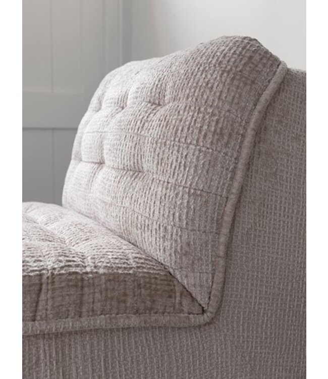 Must Living fauteuil Liberty in stof Glamour naturel wit