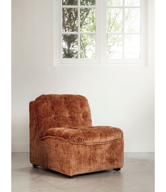 Must Living fauteuil Liberty in stof Glamour Cinnamon