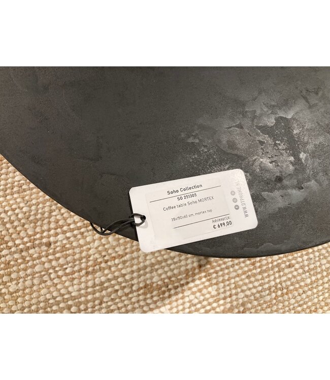 DTP Home salontafel SOHO ovaal zwart