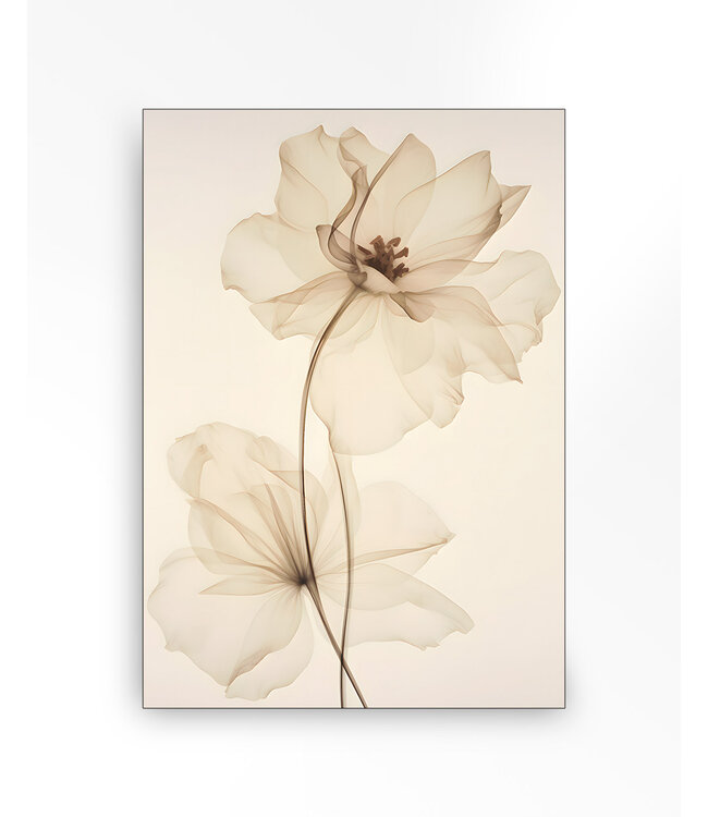 Urban Cotton wandkleed White Flowers