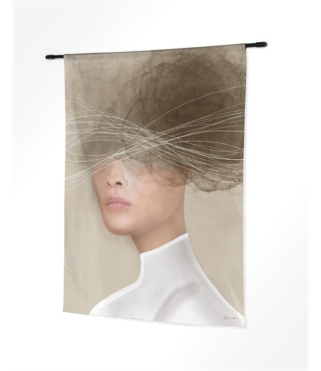 Urban Cotton Wandkleed Mood Cloud