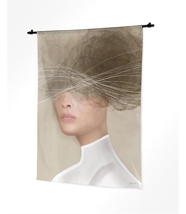 Urban Cotton Wandkleed Mood Cloud