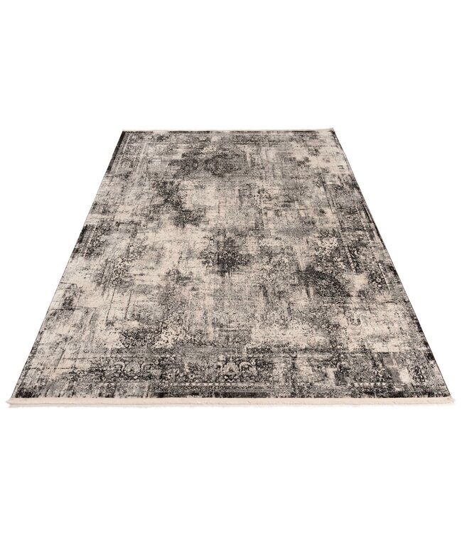 Karpi vloerkleed Olimpos 23 zwart-grijs-beige in recht & rond