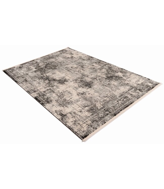 Karpi vloerkleed Olimpos 23 zwart-grijs-beige in recht & rond