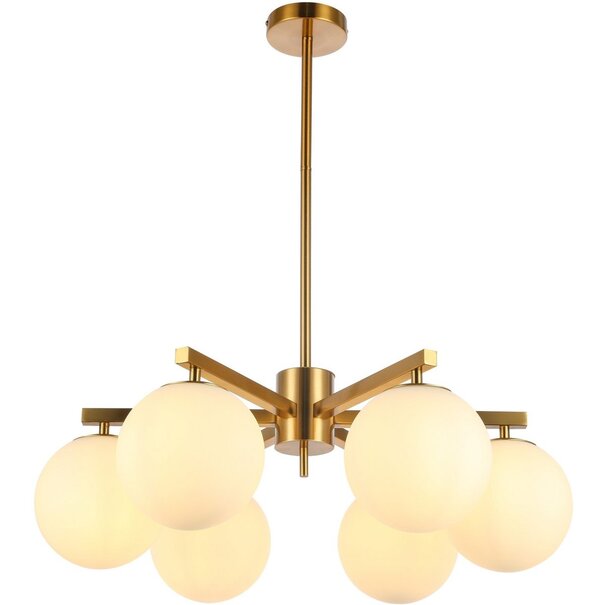 Luxury Living Hanglamp Stella White 6-licht