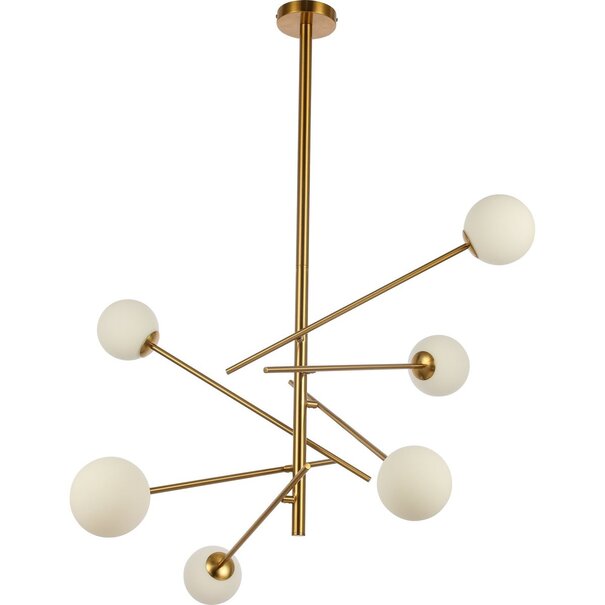 Luxury Living Hanglamp Diana White Gold